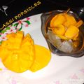 Bitu IND (Manju Jain) 's cooksnap of when they made Mango Lassi popsicle.