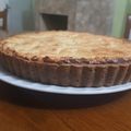 El cooksnap de Karen Zubiaurre cuando hizo Tarta de chocolate, dulce de leche y coco.