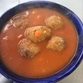 El cooksnap de Lilia Pérez cuando hizo Albóndigas en caldo.
