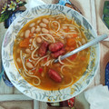El cooksnap de Paz Escobar cuando hizo Porotos con Rienda.