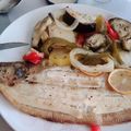 El cooksnap de Gemma Morales cuando hizo Lenguado al horno con verduras.