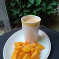 Sobia Sohail's cooksnap of when they made Mango smoothie🥭🥭.