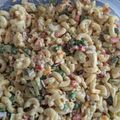 Lori Santiago's cooksnap of when they made Jeannie's Macaroni Salad.