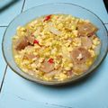 Cooksnap dari Ros Mini untuk resep Tumis Sawi Putih Bakso Orak Arik Telur