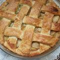El cooksnap de Liz Acuña cuando hizo Tarta de manzanas y canela.