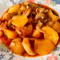 El cooksnap de jram53 👨‍🍳🥘🥖 cuando hizo Papas con choco estilo Huelva🐙.