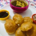 Pooja Batra's cooksnap of when they made Pani puri.
