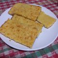El cooksnap de Ruben Soria cuando hizo Fainá de queso.