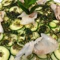 El cooksnap de maybe cuando hizo Carpaccio de pepino con trucha ahumada.