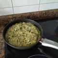 El cooksnap de María Carmen cuando hizo Tortitas de calabacín rellenas de mozarella.