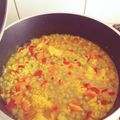 El cooksnap de Juli Male cuando hizo Arroz amarillo con pollo.