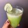 El cooksnap de Ana Angel cuando hizo Agua de pepino con limón.