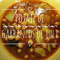 El cooksnap de Javier Beigbeder cuando hizo Potaje de garbanzos.
