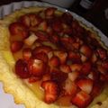 El cooksnap de Belen Amaral cuando hizo Tarta de frutas con pastelera.