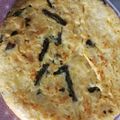 El cooksnap de Zaira cuando hizo Tortilla de espárragos trigueros.