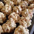 Gwennie Francis's cooksnap of when they made Aunt Jerry's Popcorn Balls.