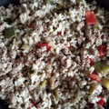 El cooksnap de Ana Barco cuando hizo Arroz con carne picada.