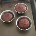 El cooksnap de franfontecha cuando hizo Coulant de chocolate - Especial San Valentín.