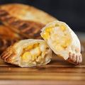 El cooksnap de Maria Laura Graña cuando hizo Empanadas de Humita (Choclo y Queso).
