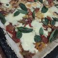 El cooksnap de Lucia Batistelli cuando hizo Pizza de avena.