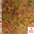 Usra Ali's cooksnap of when they made Qeema shimla mirch.