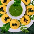 Soni Mehrotra का कुकस्नैप जब उन्होंने सूजी बेसन ढोकला शॉट्स(suji besan dhokla shots recipe in hindi) बनाया था।
