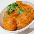 Sonal Gohel का कुकस्नैप जब उन्होंने कश्मीरी दम आलू (kashmiri dum aloo recipe in Hindi) बनाया था।