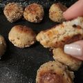 El cooksnap de Mariana Mili cuando hizo Bolitas de Quinoa y queso.
