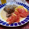 El cooksnap de negrangy cuando hizo Carne con salsa de champiñones y arroz blanco.