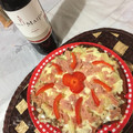 El cooksnap de Karen Vázquez cuando hizo Pizza de carne!!! a la sartén!!😱😱😱😘😘😘.