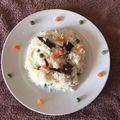 Bijal Parekh's cooksnap of when they made વેજીટેબલ પુલાવ (Veg Pulao Recipe in Gujarati).