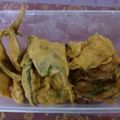 Uroosa Rahim Dokra's cooksnap of when they made Palak crispy pakoray.