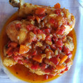 El cooksnap de Laura Gascon cuando hizo Muslos de Pollo en Salsa Confinada.