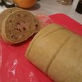 vanille's cooksnap of when they made Easy & Fluffy Matcha Green Tea Chiffon Swiss Roll.
