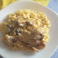 Vivien Medveczky Cooksnap-ja, amikor elkészítette a(z) Gluténmentes, tojásmentes gombás tejszínes csirkecomb receptet.