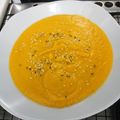 El cooksnap de Lola cuando hizo Crema de apio, puerro y calabaza.