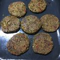 El cooksnap de Laura cuando hizo Hamburguesas de lentejas acompañado con ensalada nutritiva 🍽️.