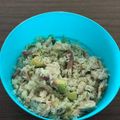 El cooksnap de Mondemin cuando hizo Arroz basmati con pollo, aguacate y queso.