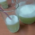 El cooksnap de Paula Melipichun cuando hizo Limonada menta jengibre saludable.