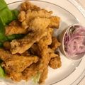 El cooksnap de Amaru Maeda cuando hizo Chicharrón de pescado.
