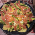 El cooksnap de yoligg70 cuando hizo Huevos rotos con salmón ahumado y aguacate.