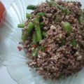 Cooksnap dari Bundo Pujay untuk resep Tumis buncis siram daging cincang