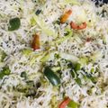 Anamta Azeem's cooksnap of when they made Chicken Shashlik with egg fried rice.