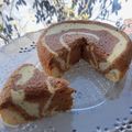 Cooksnap dari Diah Trisna untuk resep CHIFFON CAKE BELANG2 Telur(Chiffon Taro Belang)