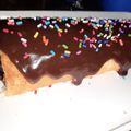 El cooksnap de Tania Planiscig cuando hizo Baño de dulce de leche y chocolate.