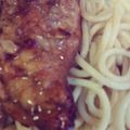 Jonetta E.'s cooksnap of when they made Sweet N Spicy Chicken with Garlic Butter Noodles.