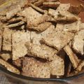 El cooksnap de Natali cuando hizo Crackers integrales con untable de palta!! 😋😋.