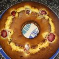 El cooksnap de Vero Navarro cuando hizo Budín de yogur y frutillas 😊🍓.