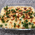 El cooksnap de Cata Ceballos cuando hizo Coliflor con queso al horno.