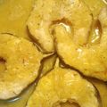 El cooksnap de Ana María Vélez cuando hizo Congrio en salsa de eneldo.